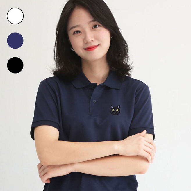 기능성 냉감티셔츠 코롱 쿨론 카라티 단체 쿨티 피케 골프 아이스 반팔 작업복 고양이자수