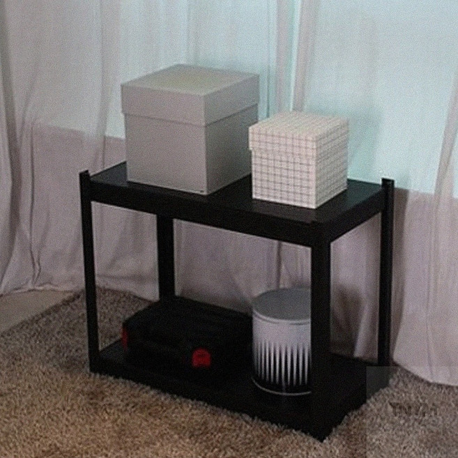 사무실선반 고릴라랙 2단, 블랙