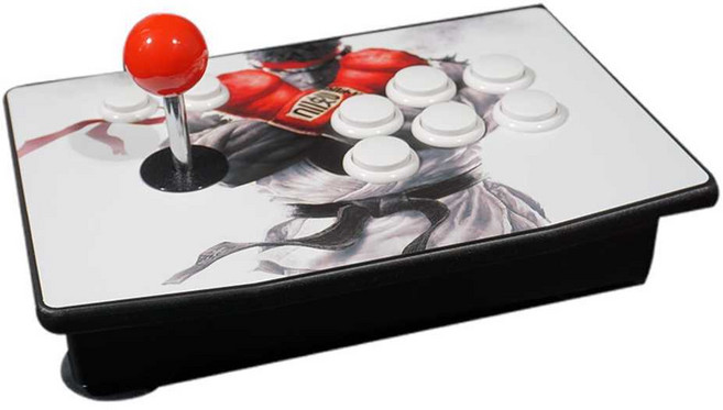 오락실 게임 조이스틱 철권 스트리트파이터 아케이드 컴퓨터 홈 스틱, 1개, 고급 4버튼 A, 단일 모델