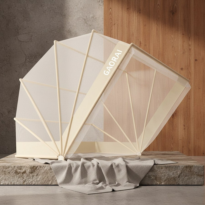 모기장 1인용 접이식 몽골식 유르트 스타일, 플래닛, 침대 1.0m/모기장 80x190cm