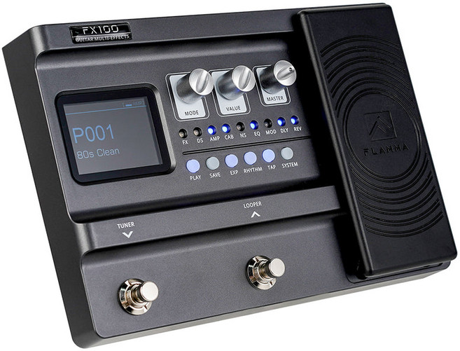 FLAMMA 플라마 FX100 멀티이펙터 일렉기타 아답타포함, 1개