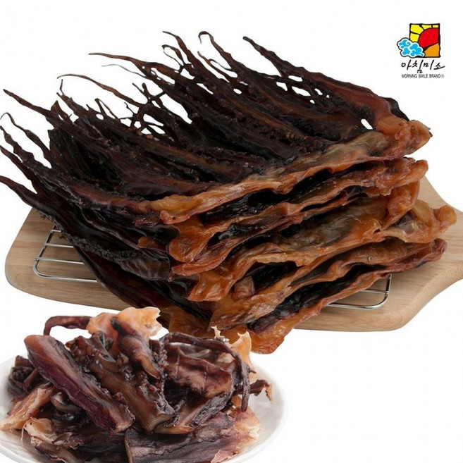 대왕 문어발 오징어 다리 국내 가공 간식 안주 주전부리 캠핑 운전중 1kg, 1개