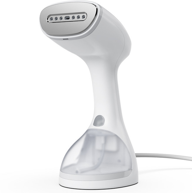 Rotima 핸디형 스탠드 스팀다리미 1400W 강력 빠른 예열 의류 다리미, 화이트, RL-2408-1