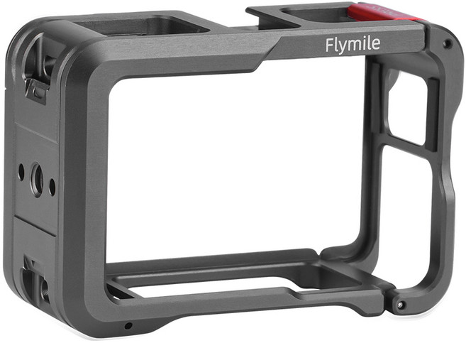 [Flymile] DJI 오즈모 액션 3 4 5 프로 유틸리티 프레임 / 알루미늄 메탈 케이지, 1개, AC4003
