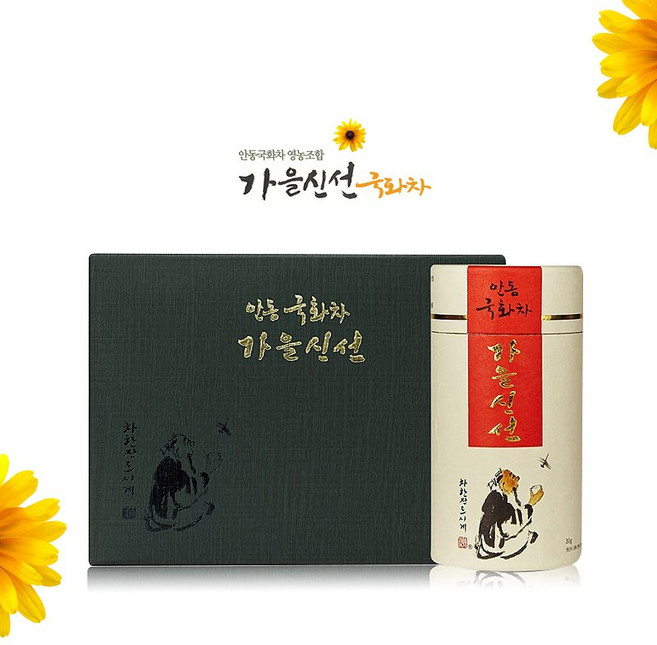 가을신선 국내산 유기농국화차 선물세트 30g 국화꽃차, 1개