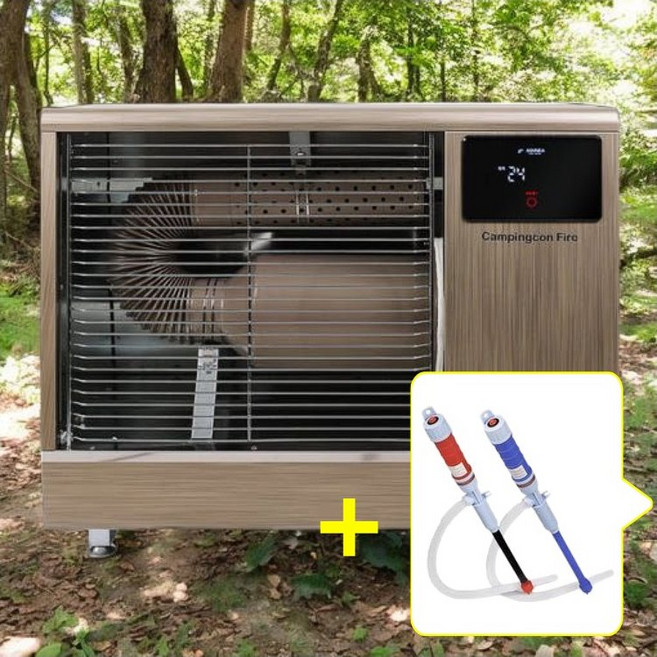 화레이 돈풍기 히페리온 원적외선 튜브히터 곱창난로 대형 석유난로 등유 기름난로 주름관히터 온풍기, 7,500kcal/h