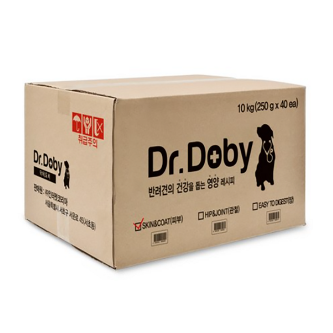 인터펫코리아 닥터도비 전연령 힙앤조인트 관절건강 건식사료, 10kg, 1개, 뼈/관절강화