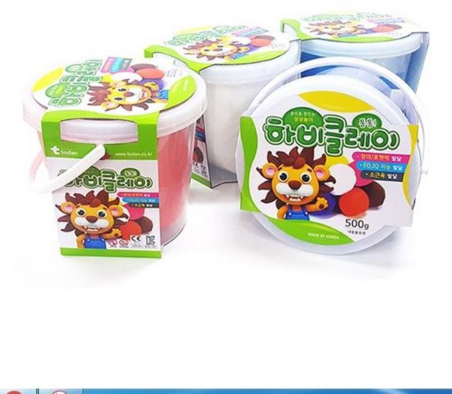 문구랑만들기랑 하비클레이 500g (대용량) 19가지 컬러, 살색