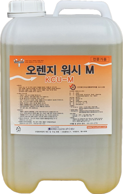 오렌지세제 오렌지세정제 오렌지워시M 10리터 다목적세정제 찌든때제거 바닥청소세제, 1개, 10L