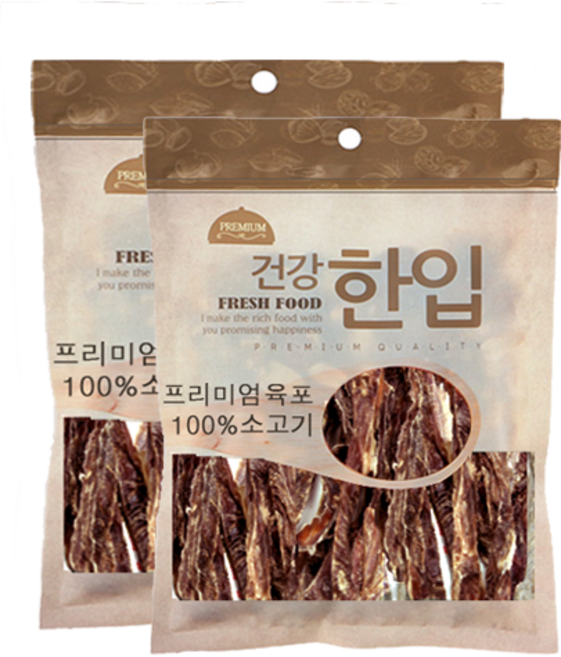 1+1국내산 소고기100% 수제육포, 2개, 60g, 소고기 육포1+1