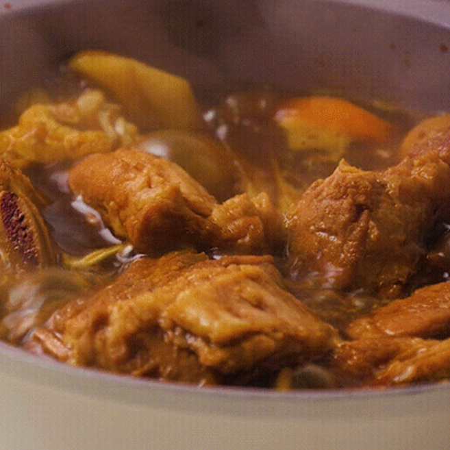 돼지갈비찜 매운갈비찜 캠핑 밀키트, 기절 간장 갈비찜, 1.2kg, 1개