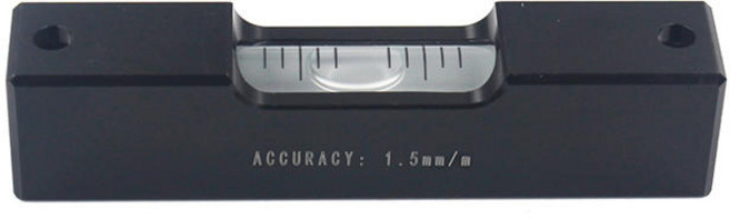 스트립 금속 수준기 기포 수평 조정 도구 눈금자 검정색 길이 80mm 정확도 0.1 0.15 0.3 0.6 1.5mm/미터당 (색상-080-150), 2) 080015