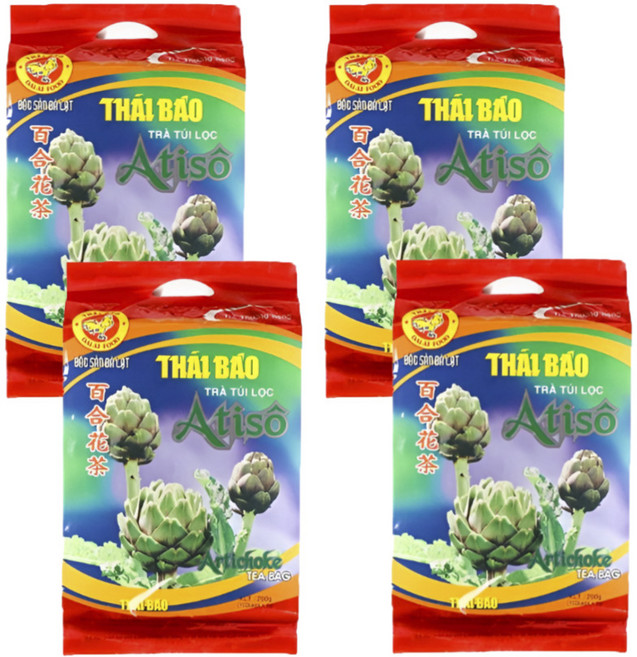 랑팜 아티소 아티초크차 THAI BAO, 200g, 4개, 1개입