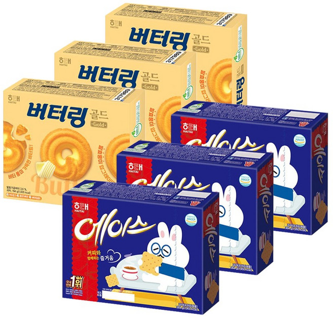 해태 에이스 + 버터링골드, 3세트, 558g