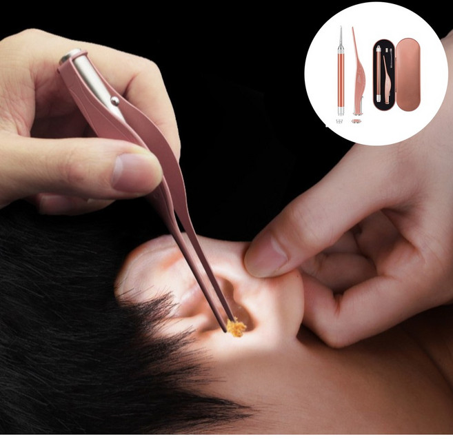 모이모 더밝은 LED 귀이개 귀청소 이어클리너 2종 세트, 1세트, 1개입