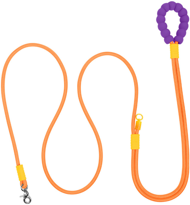 와이즈펫츠 핸즈프리 리드줄 길이조절 3m, 1개, 오렌지