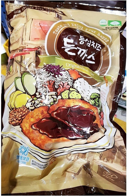 (매장정품) 송림 급식 분식 맛집 코스트코 생 대용량 바삭한 돈가스 등심치즈 돈까스 1.7kg 4개 234561