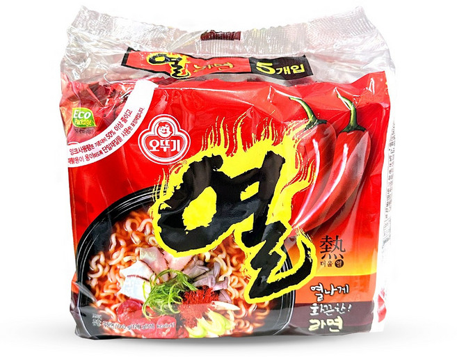 오뚜기 열라면 120g 5개