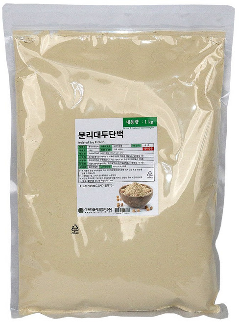 분리대두단백 1kg 분말 가루 콩 단백질 쉐이크 음료 선식 베이킹 가정용 업소용, 1개