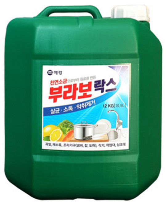 애경 부라보 락스 업소용 대용량 12kg 말통, 없음