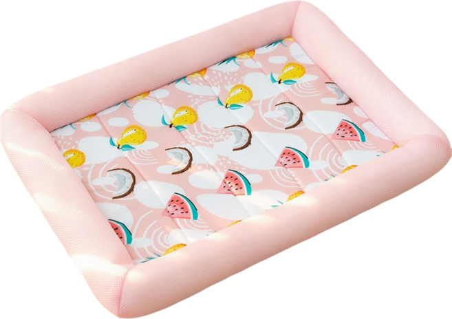 여름 아이스 쿨링 방석 반려동물 아이스매트 시원하시개 고양이쿨매트 소형견 중형견 대형견 애견쿨방석, 수박, 1