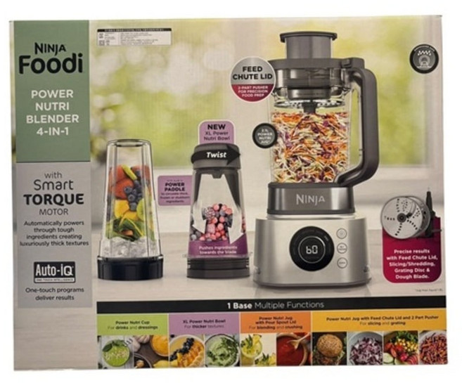 닌자 4 IN 1블렌더 갈기 채썰기 편썰기, CB400KR