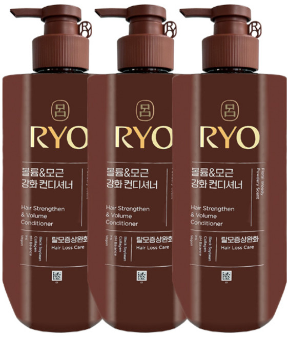 려 흑운 볼륨 앤 모근강화 컨디셔너 592ml x3, 3개