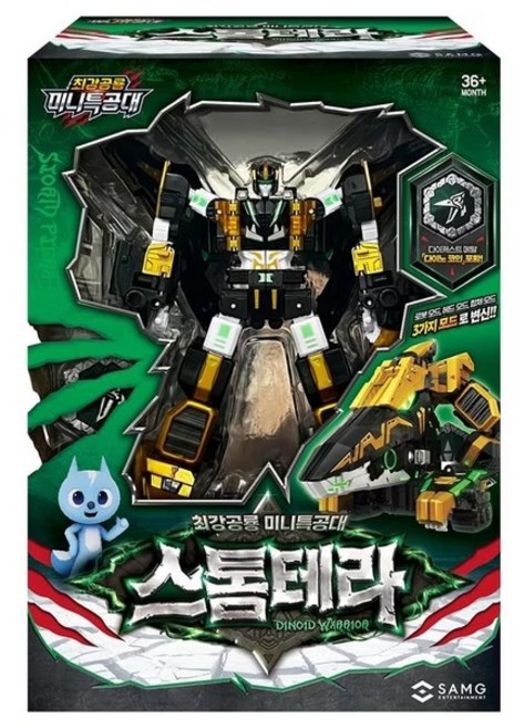 最強恐龍迷你特攻隊 暴龍戰士 變形機器人 36個月以上, 1個