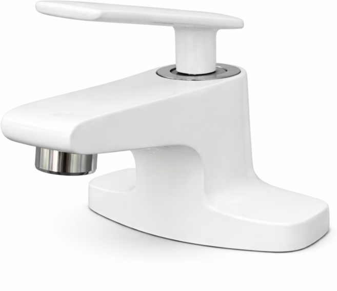 국산 카프리 투홀 세면대수전 세트 화이트, 1개