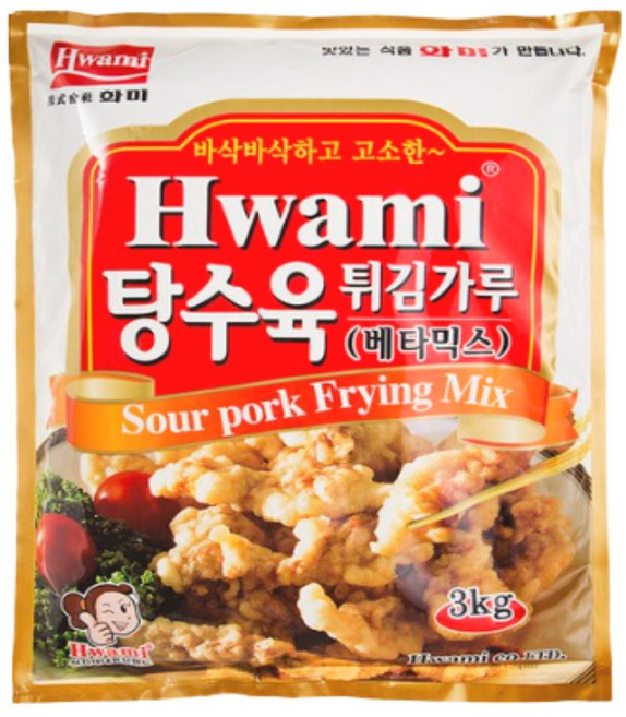 [화미] 탕수육튀김가루(베타믹스), 3kg, 8개
