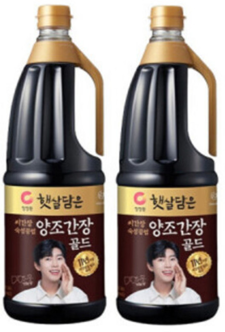 햇살담은 씨간장숙성 양조간장골드, 단일구성, 2개, 1.7L