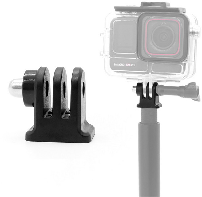 액션캠 마운트 1/4 어댑터 삼각대 거치대 연결 미니 사이즈 고프로 인스타360 오즈모, 1개