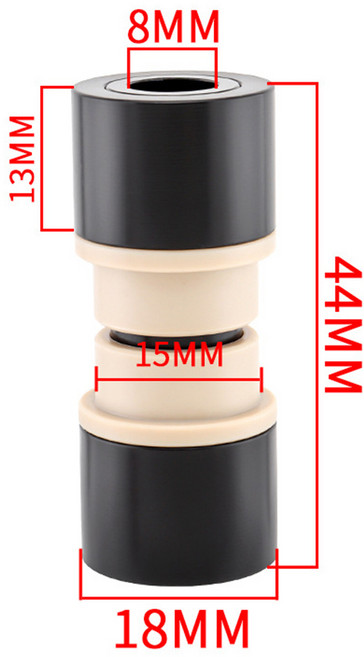 리어샥부싱 mtb리어샥 자전거리어샥 자전거부품 자전거용품 리어서스펜션 쇼바 서스펜션부품 신제품 자전거 듀 사이클링 액세서리 DH 회사리어 바일 뒤 키트 폭스 록쇼스용 충격 흡수, 1개