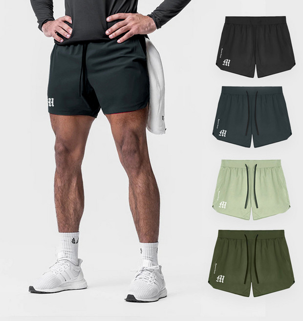 미야모토 간류 남성 헬스반바지 스포츠 퀵드라이 경량 팬츠