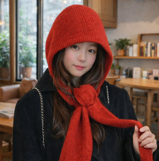 더웜 바라클라바 + 목도리 일체형 넥워머