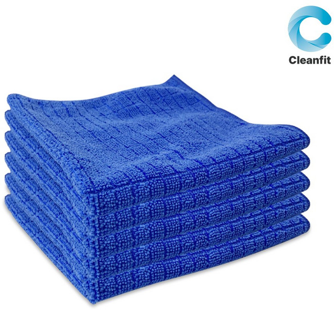 크린핏 바둑 극세사 행주 40x60cm, 40x60(파랑), 5개