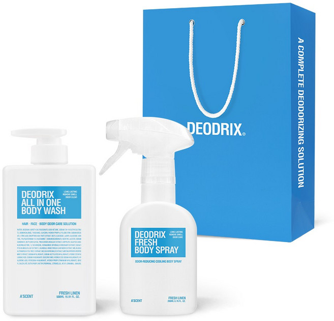 에이센트 데오드릭스 바디케어 선물세트, 1개