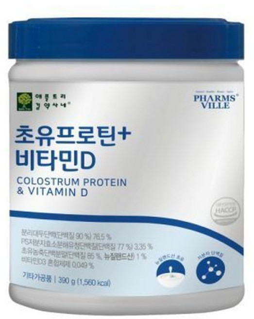 초유프로틴 동 식물성 저분자 단백질 분말 파우더 390g, 1개