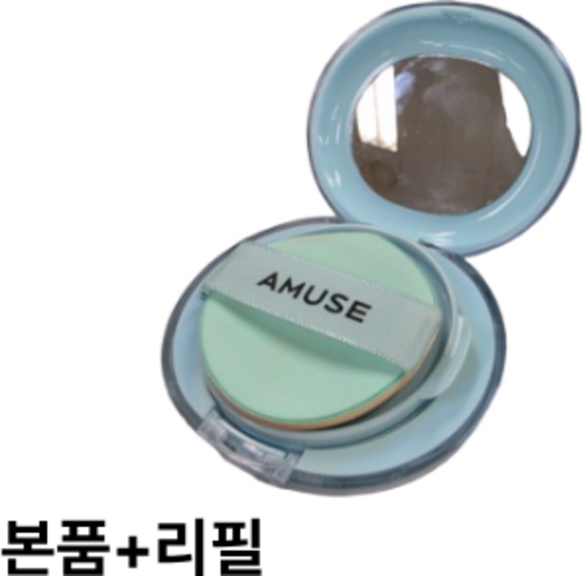 (정품) 어뮤즈 에어리 포어 커버 쿠션 (본품+리필), 1개, 1.5 내추럴