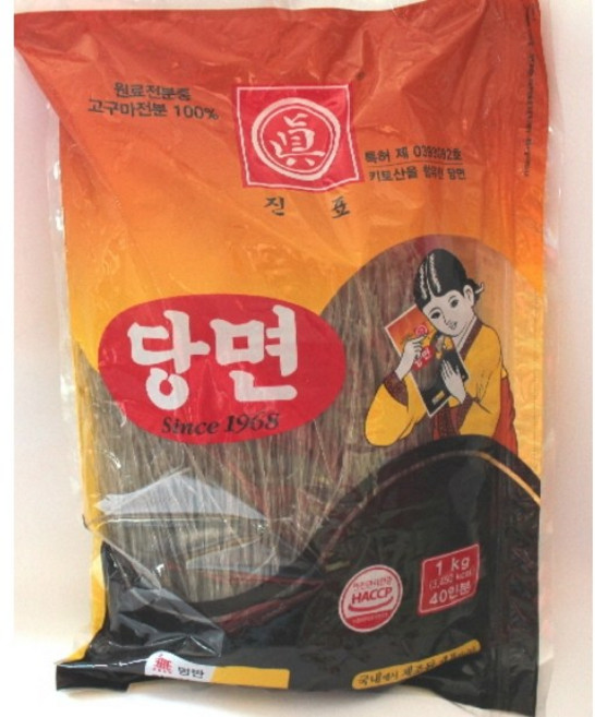 국내생산 진표당면, 3개, 1kg