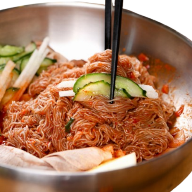 해아래 함흥냉면 물비빔냉면세트 10인분 면사리(2kg)+육수(340g) 5봉+양념장(80g) 5봉, 1개