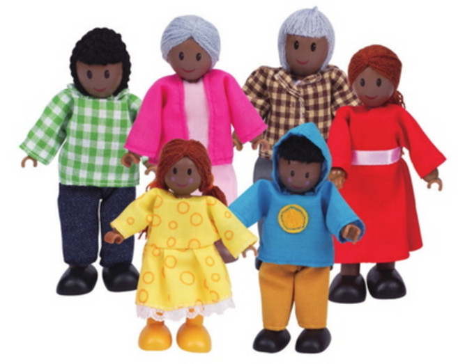 흑인가족인형, 1개