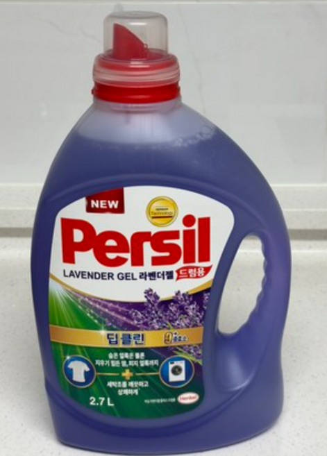 헨켈 퍼실 딥클린 세제 라벤더 일반/드럼 겸용, 2.7L, 8개