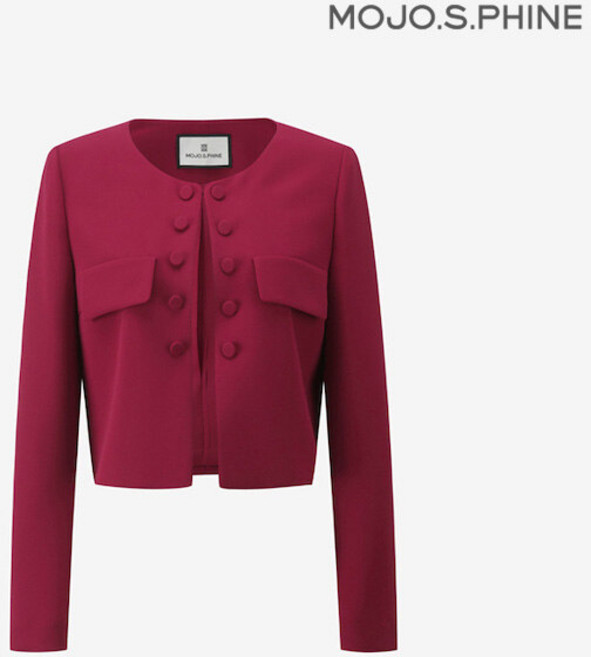 MOJO 모조에스핀 라운드넥 크롭 자켓 WI_S252MSF012 2688328