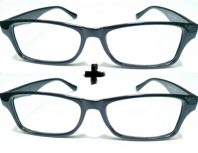 1+1 가볍게 사용하기좋은 돋보기 노안 안경테 뿔테 40~60대