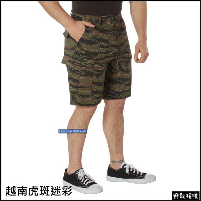 【野戰搖滾】美國 ROTHCO BDU 迷彩短褲 戰術休閒褲 雞爪虎斑迷彩褲 登山工作褲