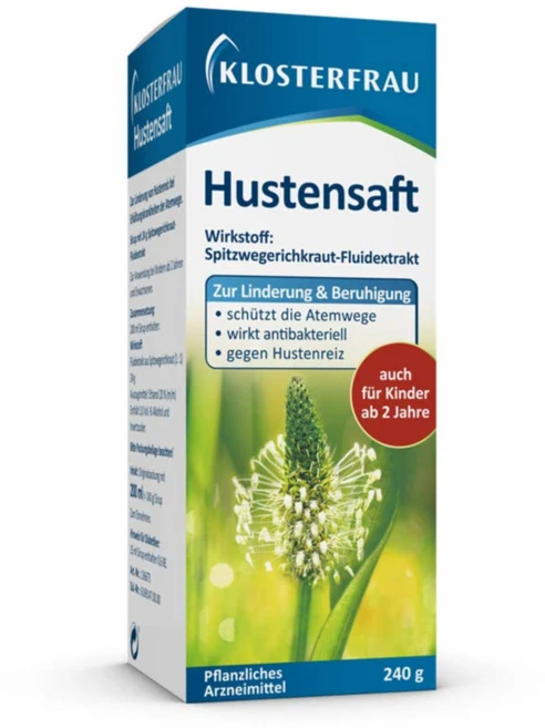 독일 클로스터프라우 비건 기관지 기침 시럽 240g, 1개 - 쿠팡