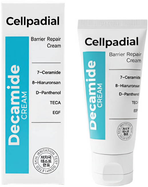 셀파디얼 데카마이드 크림 EGF 판테놀 시카 병풀 점뺀후 레이저 피부과 재생크림, 1개, 50ml