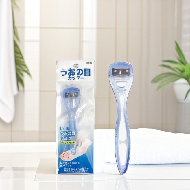 니켄 티눈 굳은살 제거기 각질 발바닥 풋케어 관리 뒤꿈치 밀이 티눈칼 뷰티 (2개)