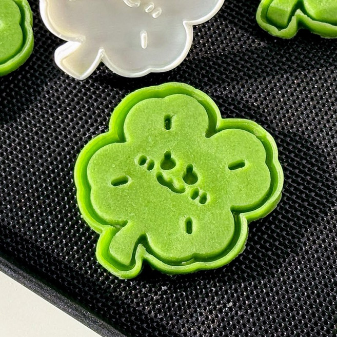 앙증맞은 네잎클로버 귀여운 쿠키틀 쿠키커터, 1개, .